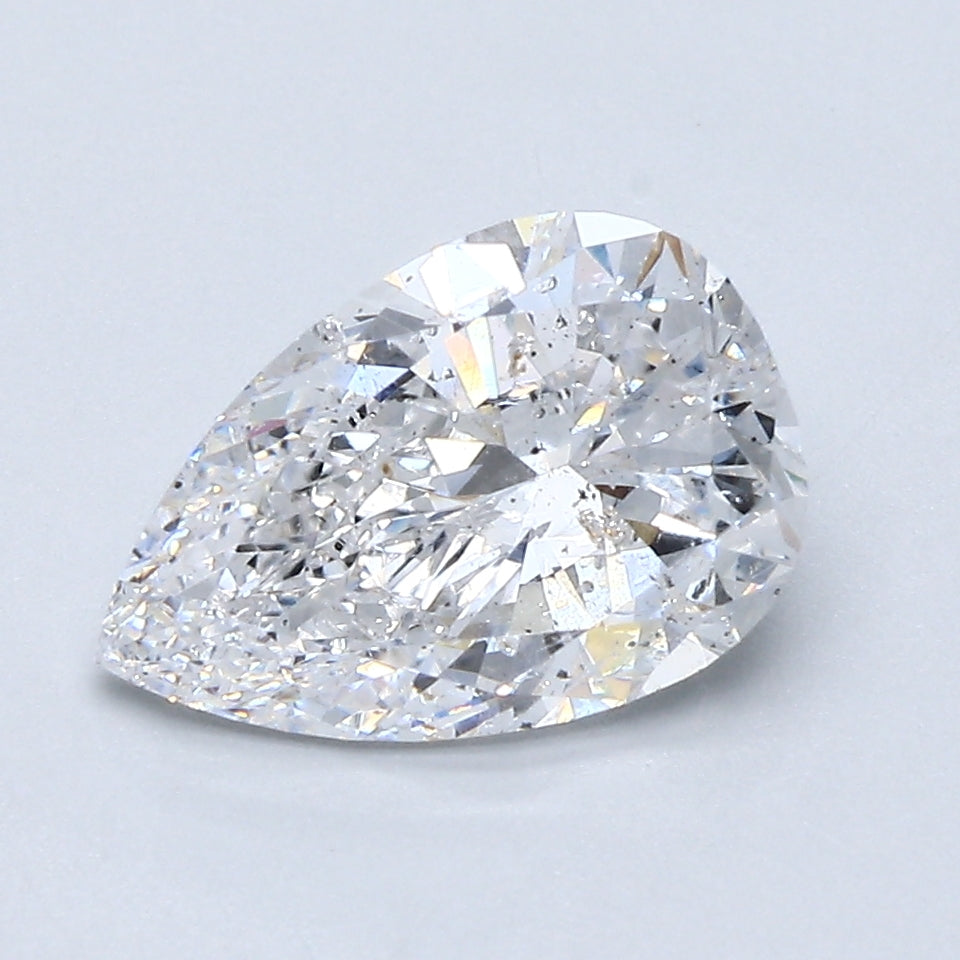 2.08ct Pear D I1 Natural Diamond