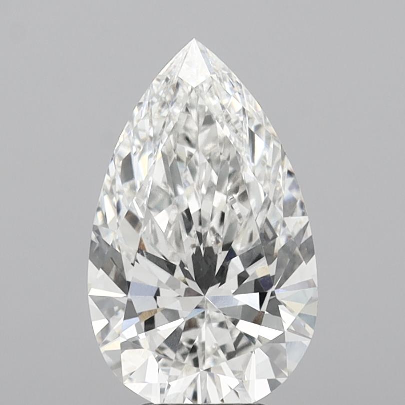 4.67ct Pear F VVS2 Lab Grown Diamond