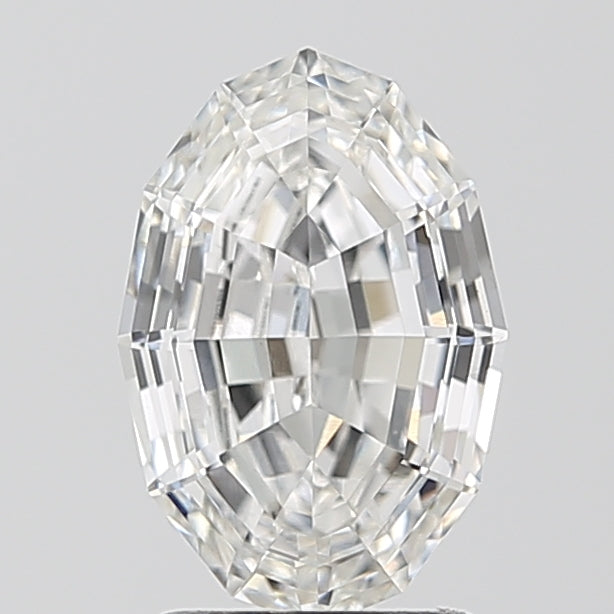 2.03ct Oval Step Cut F VS1 Lab Grown Diamond