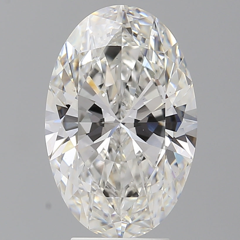 4.6ct Oval F VS2 Lab Grown Diamond