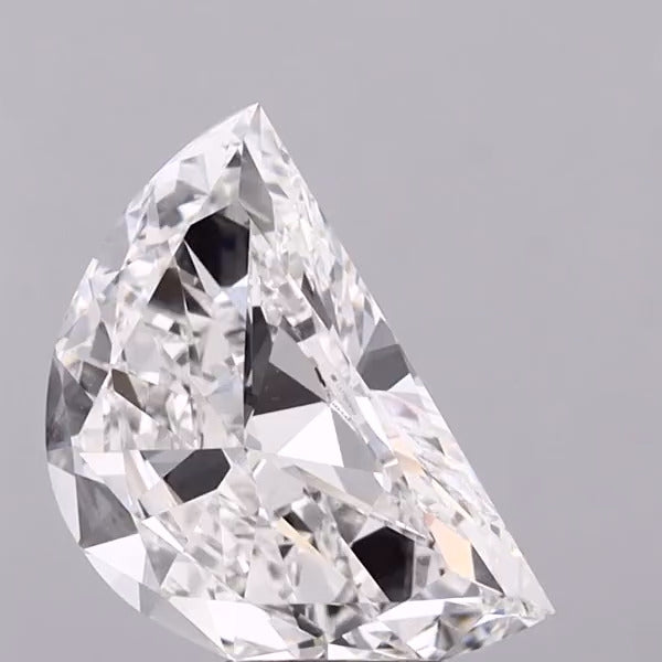 2.57ct Halfmoon E VVS2 Lab Grown Diamond