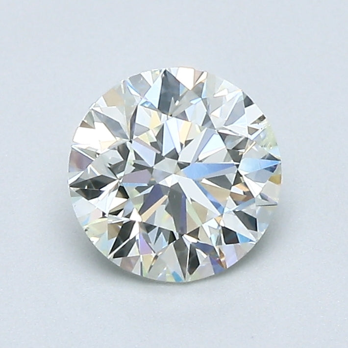 0.9ct Round Y-G SI2 Natural Diamond