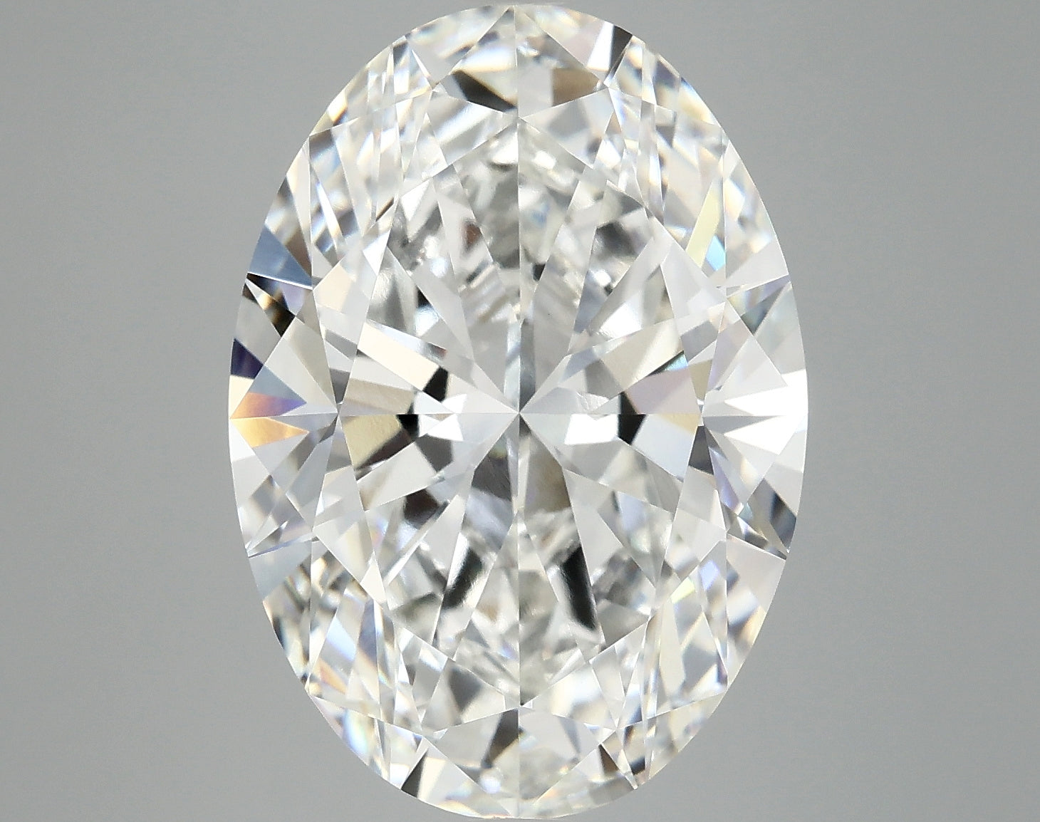 9.21ct Oval F VVS2 Lab Grown Diamond