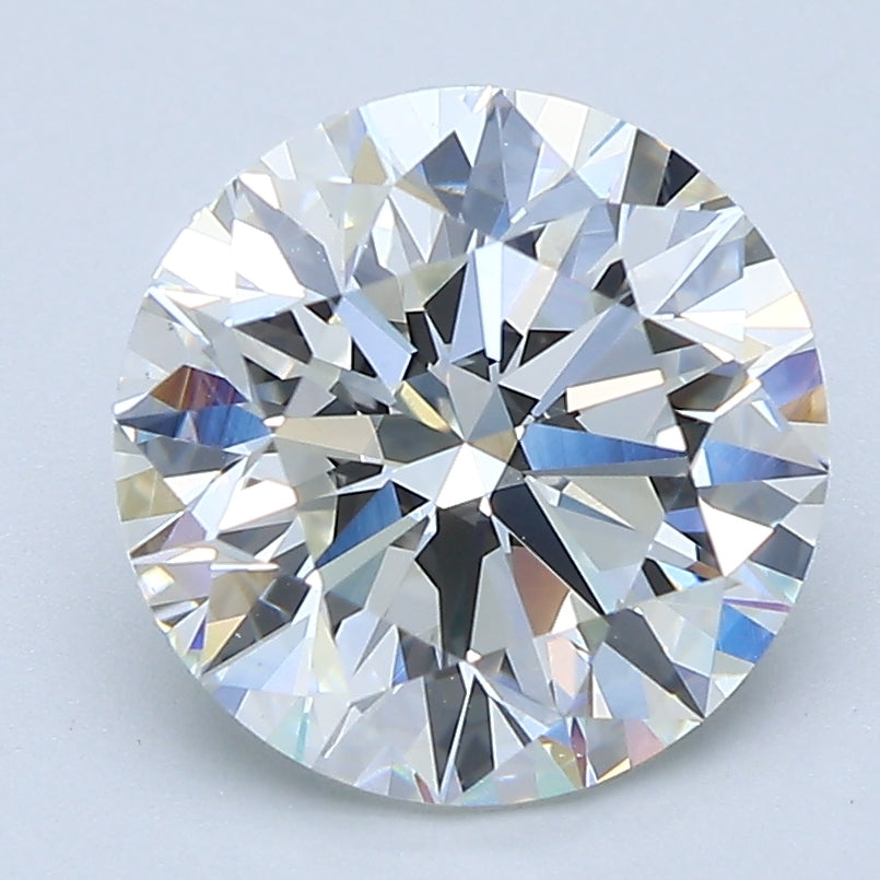3.05ct Round H VS1 Natural Diamond