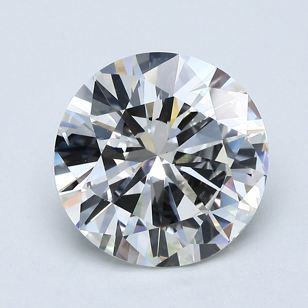 3.37ct Round H SI1 Natural Diamond