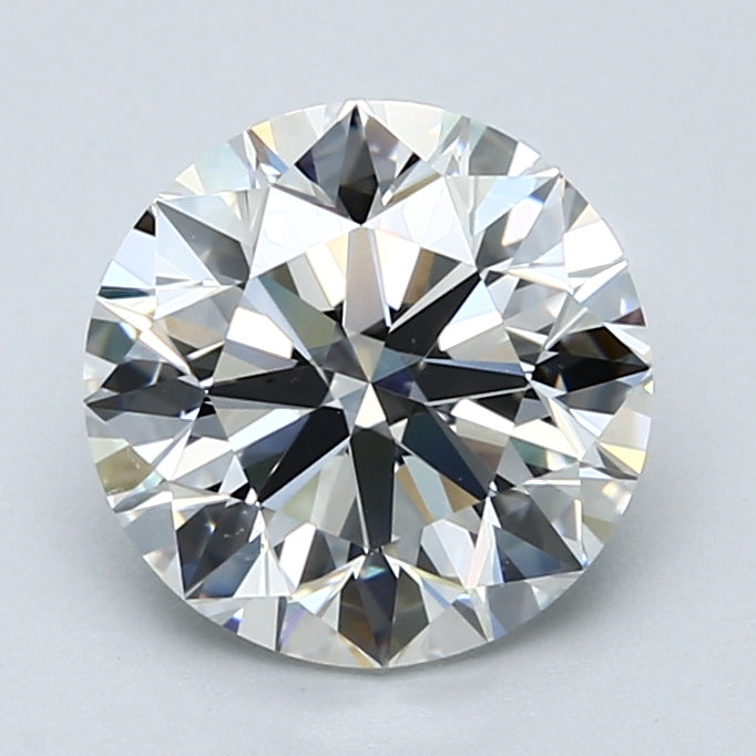 2.7ct Round F VS2 Natural Diamond