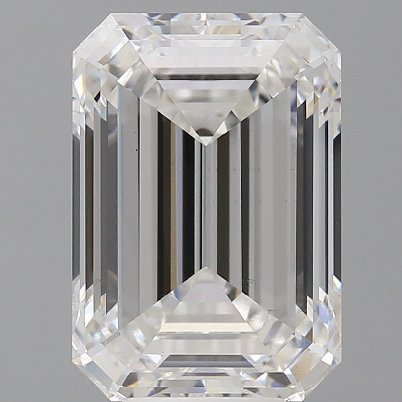 7.1ct Emerald F VS2 Lab Grown Diamond