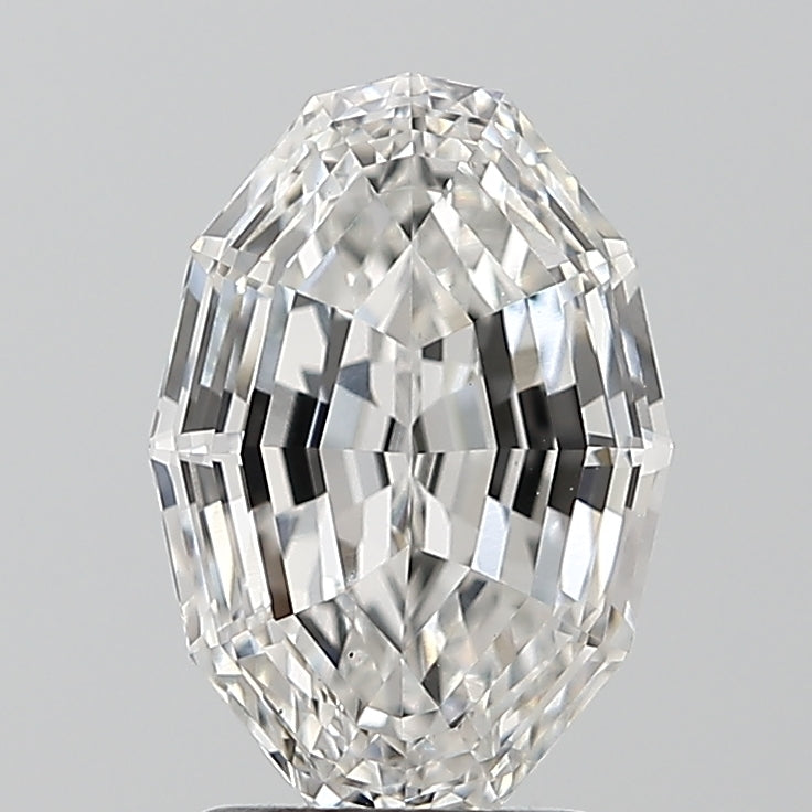 2.57ct Step Oval E VS1 Lab Grown Diamond