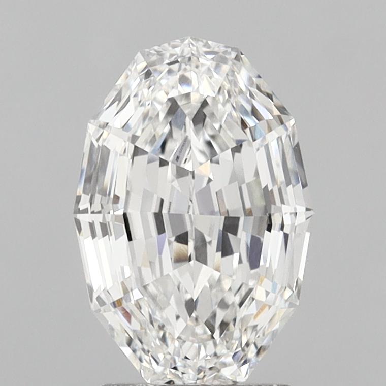 3.36ct Oval Polygon Step Cut E VS1 Lab Grown Diamond