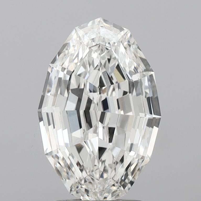 2.57ct Step Oval F VVS2 Lab Grown Diamond