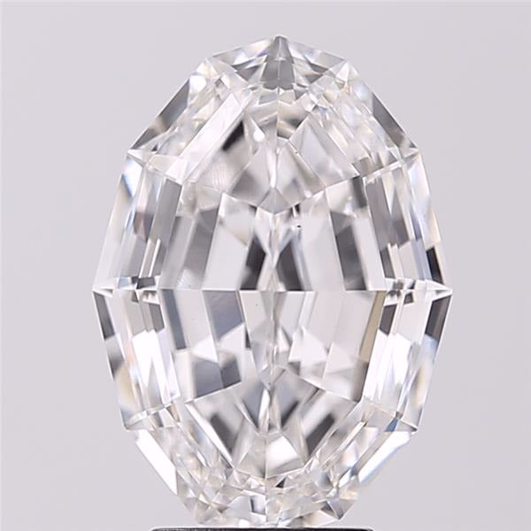 4.71ct Oval Step Cut F VS1 Lab Grown Diamond
