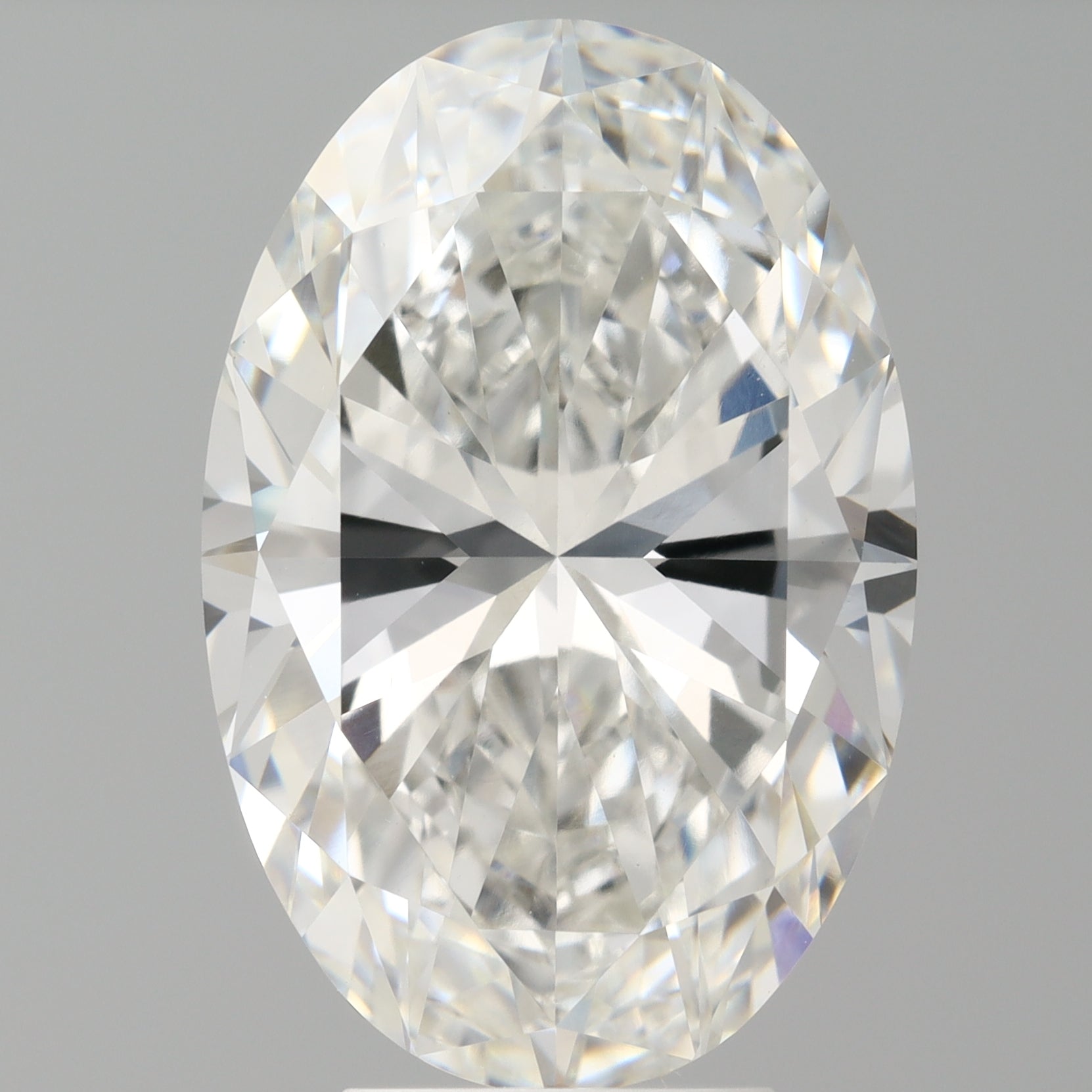 5.6ct Oval F VVS2 Lab Grown Diamond