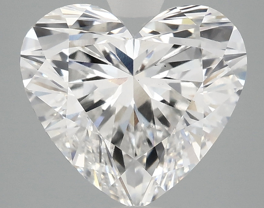 4.09ct Heart F VS2 Lab Grown Diamond