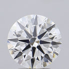 2.9ct Round F VVS2 Lab Grown Diamond
