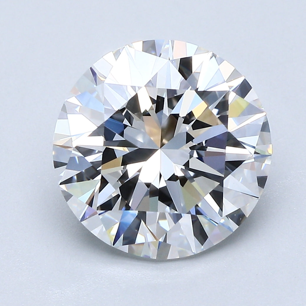 4.01ct Round F VS1 Natural Diamond