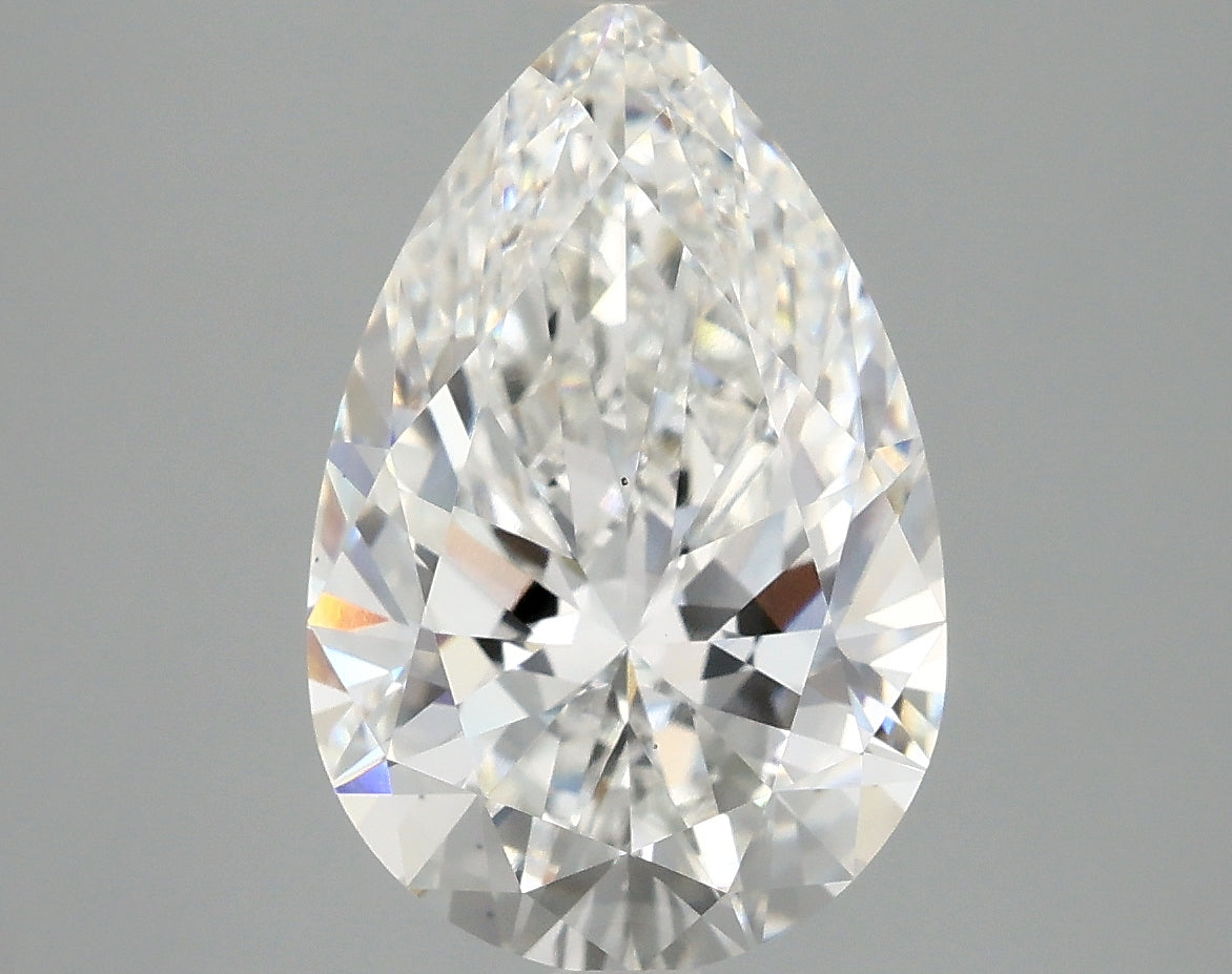 3.91ct Pear F VS1 Lab Grown Diamond