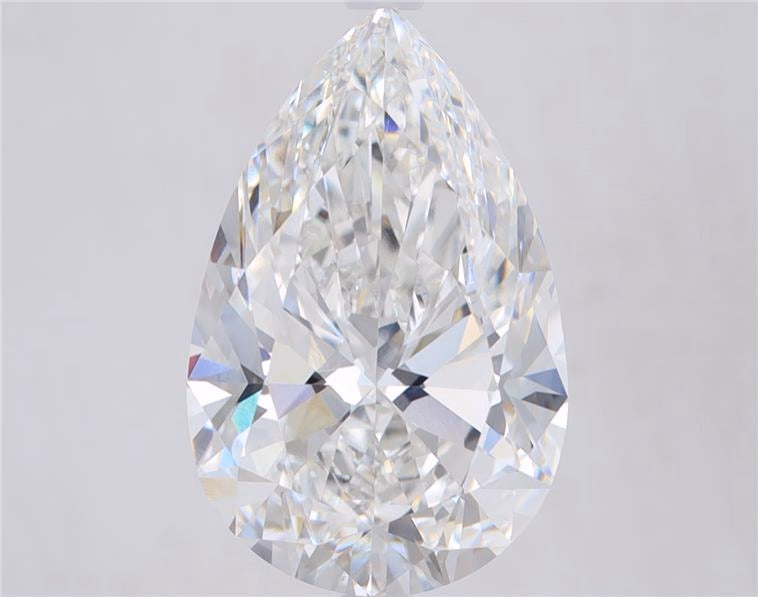 8.1ct Pear E VVS2 Lab Grown Diamond
