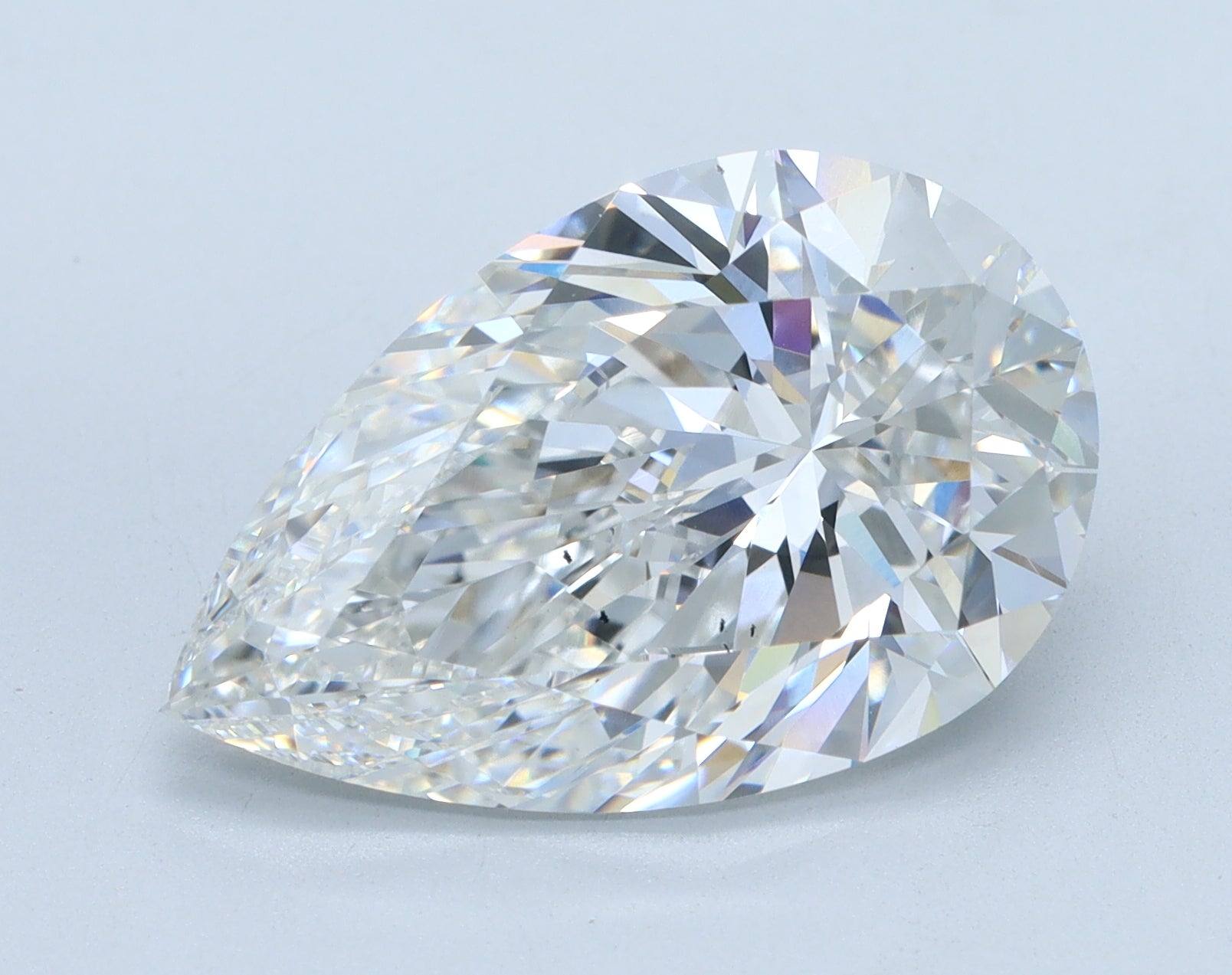 6.06ct Pear F VS2 Lab Grown Diamond