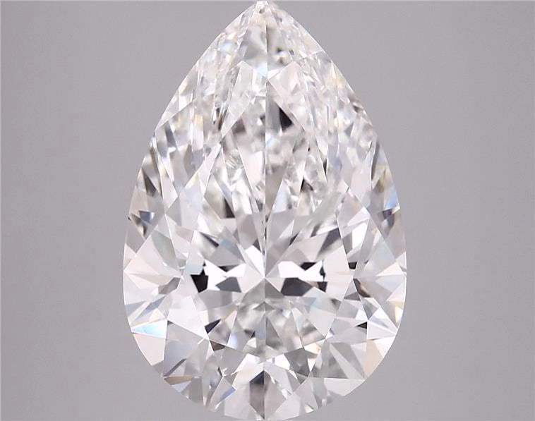 3.84ct Pear F VVS2 Lab Grown Diamond