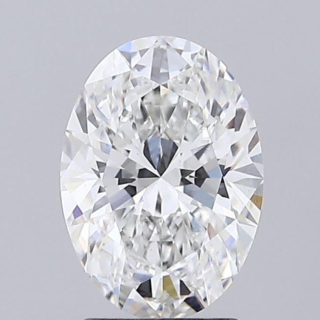 2.1ct Oval F VVS2 Lab Grown Diamond