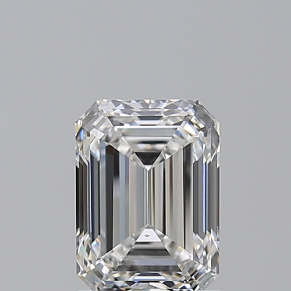 1.7ct Emerald F VS2 Natural Diamond