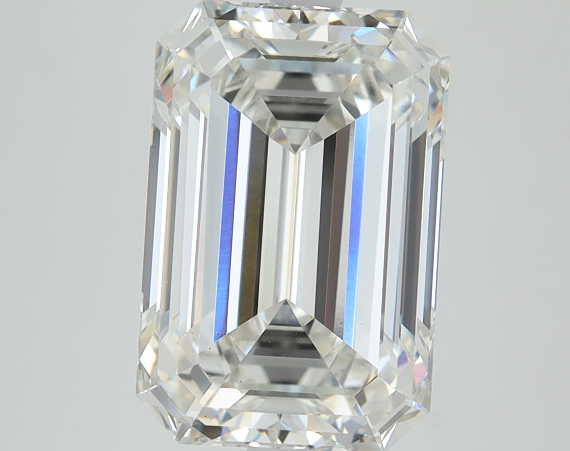 5.05ct Emerald F VS2 Lab Grown Diamond