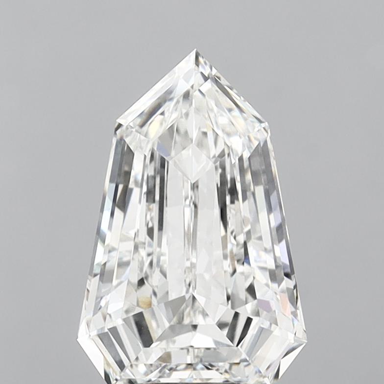 5.01ct Shield F VVS2 Lab Grown Diamond