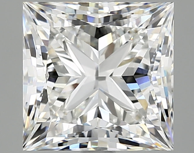 3.86ct Princess F VVS2 Lab Grown Diamond