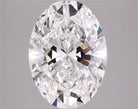 3.67ct Oval F VVS2 Lab Grown Diamond