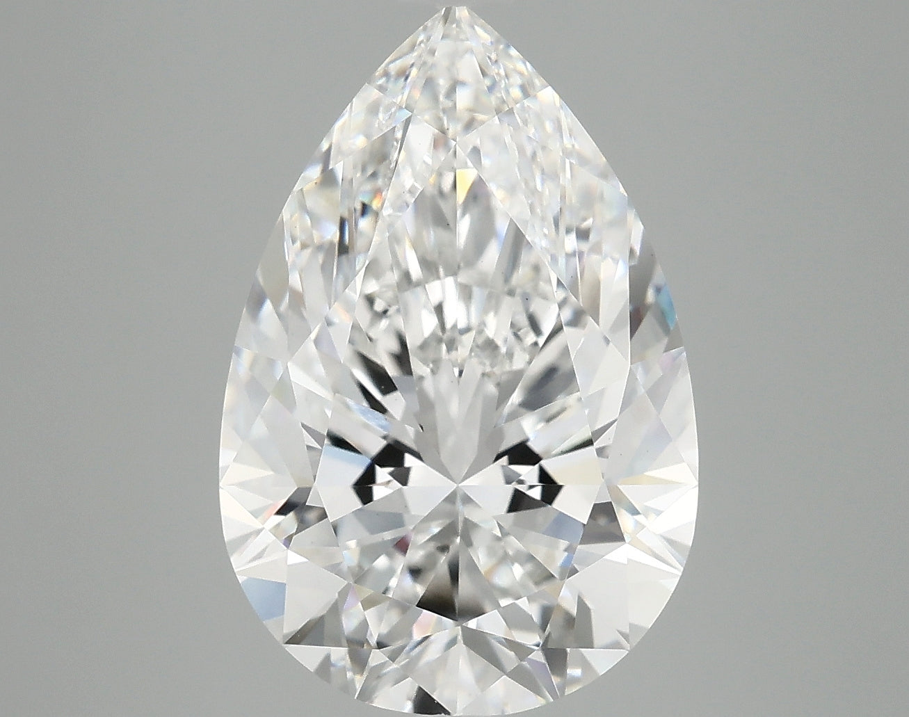 6.2ct Pear E VVS2 Lab Grown Diamond