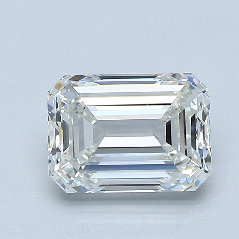 1.7ct Emerald G VVS2 Natural Diamond