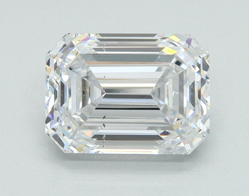 1.52ct Emerald D SI1 Lab Grown Diamond