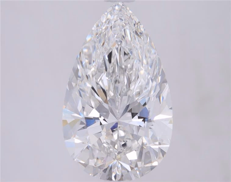 4.11ct Pear F VVS2 Lab Grown Diamond