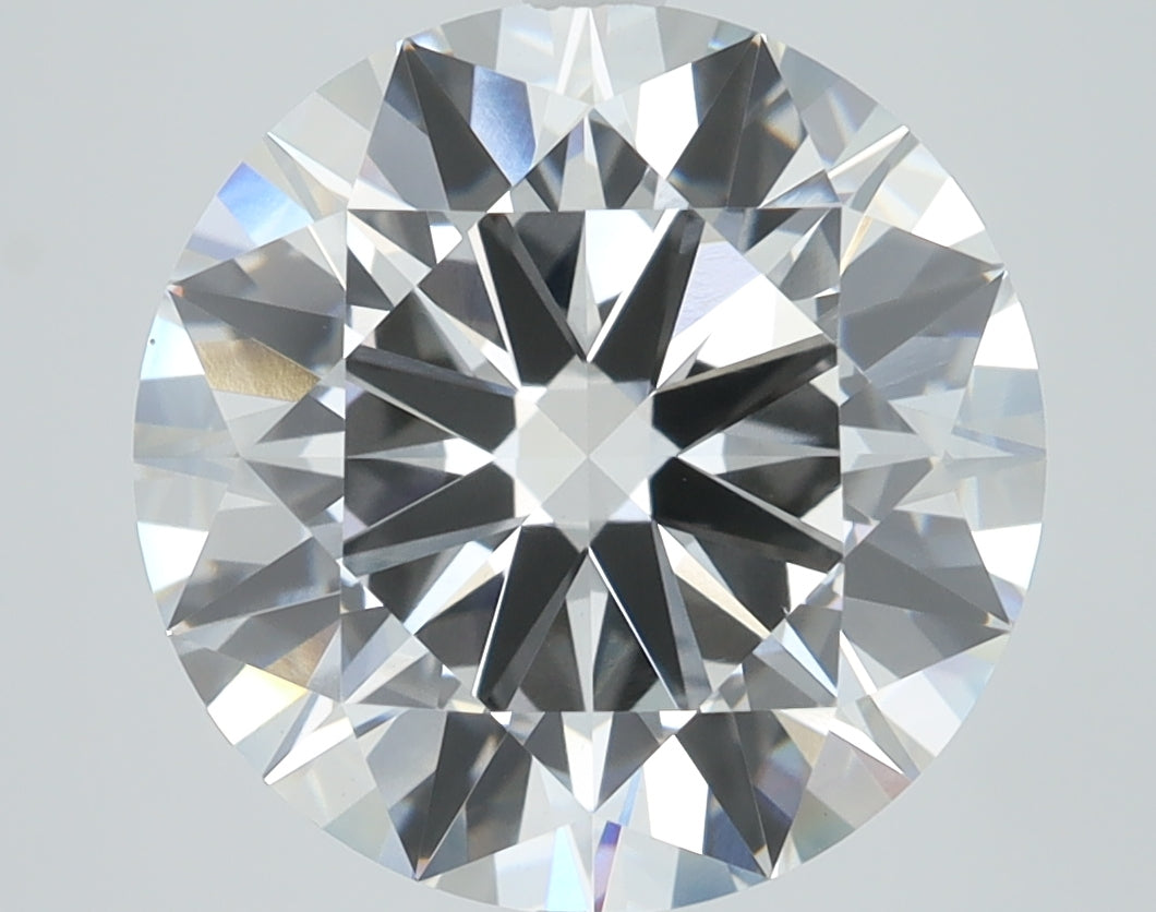 5.51ct Round F VVS2 Lab Grown Diamond