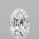 2.79ct Oval Step Cut F VVS2 Lab Grown Diamond