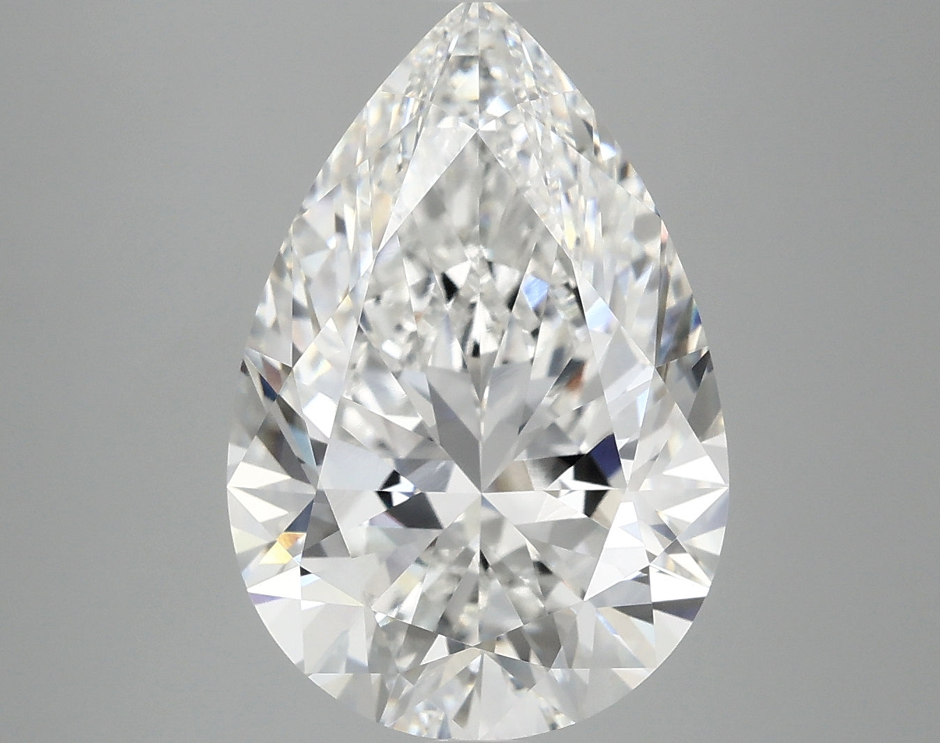 6.53ct Pear E VVS2 Lab Grown Diamond