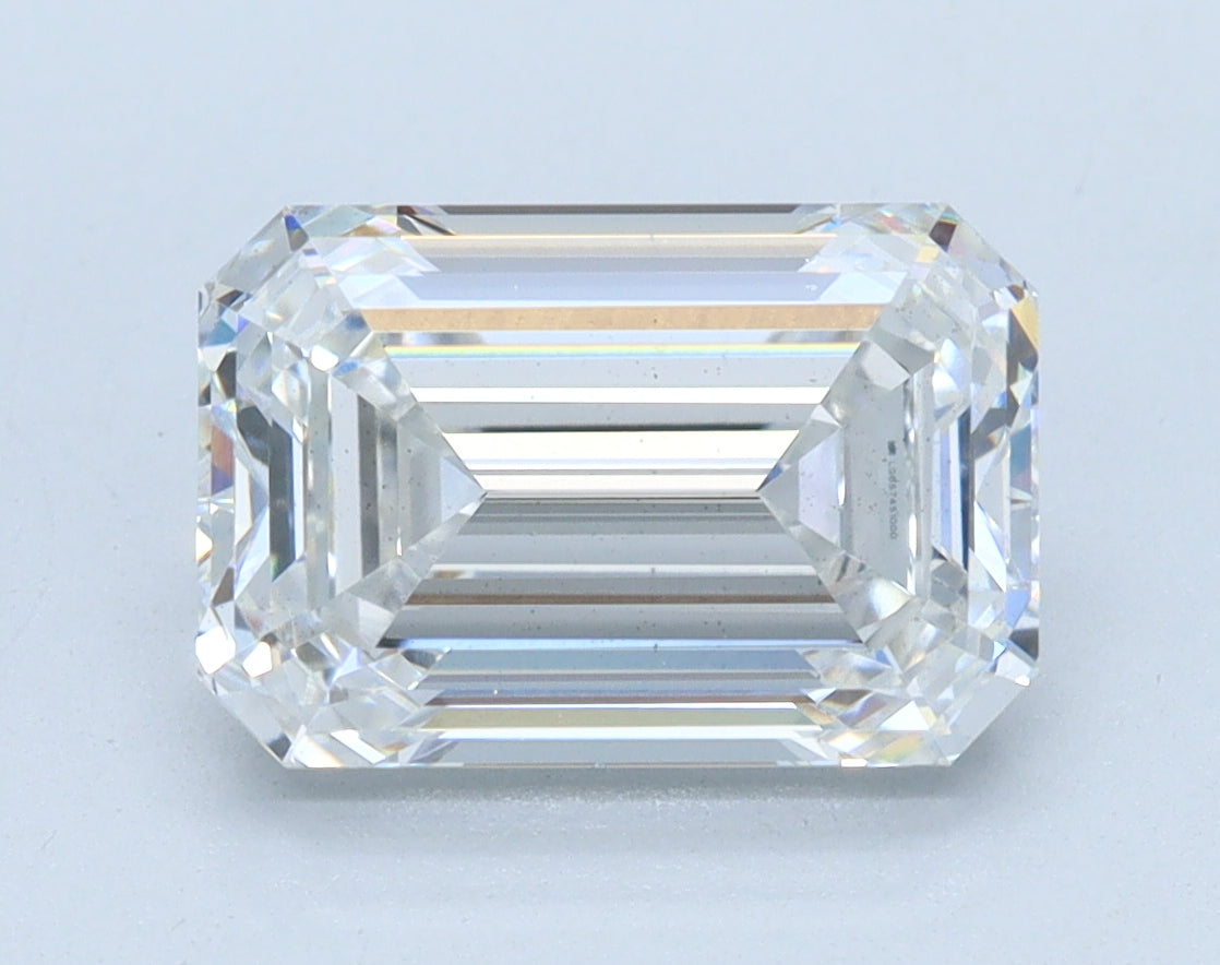 2.7ct Emerald E VS2 Lab Grown Diamond