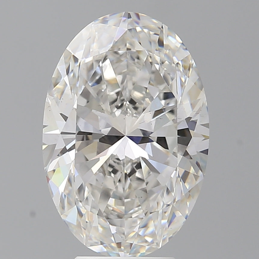 5.6ct Oval F VS2 Lab Grown Diamond