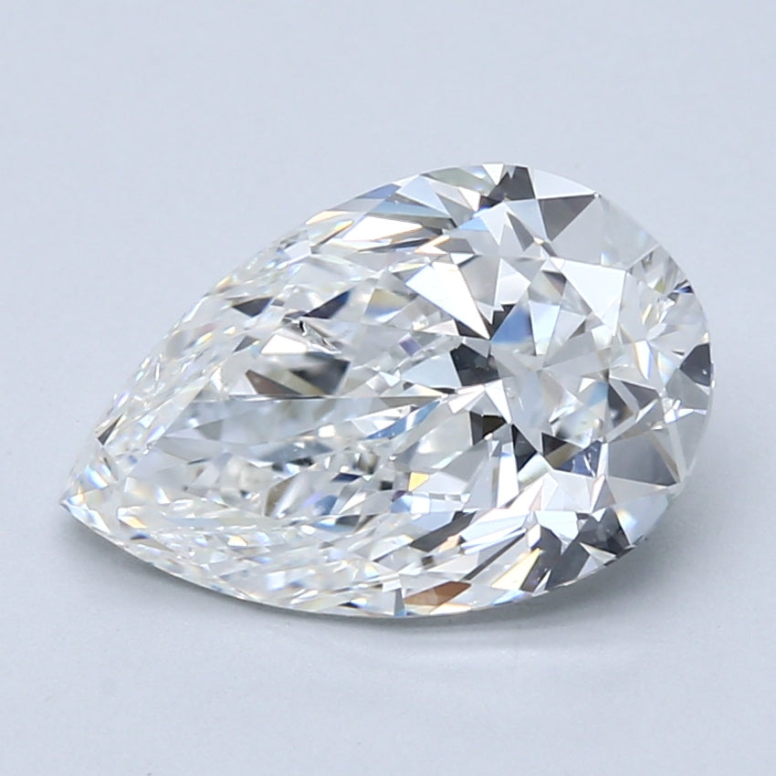 3.5ct Pear F SI2 Natural Diamond