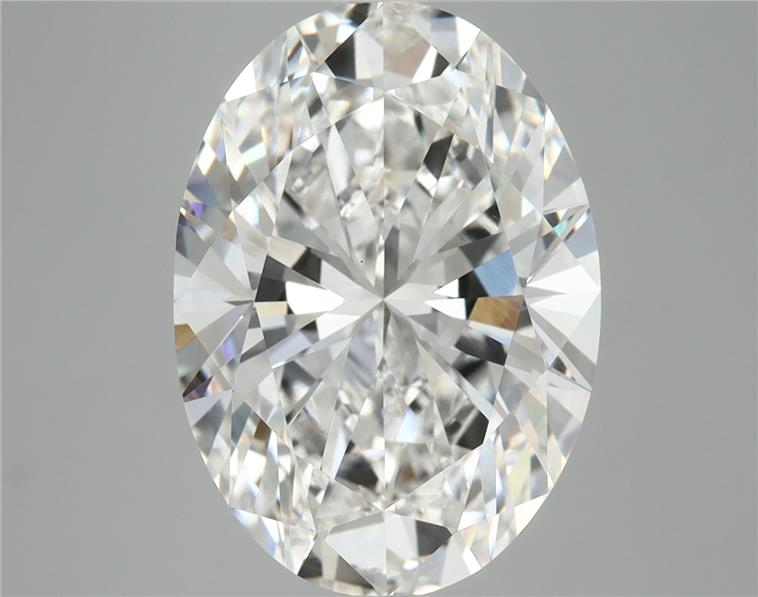 6.24ct Oval F VVS2 Lab Grown Diamond