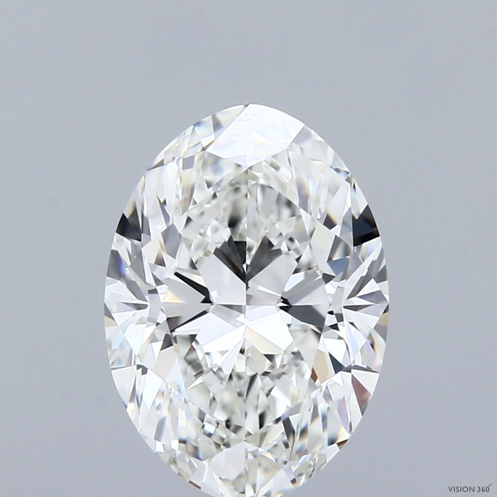 3.86ct Oval I IF Natural Diamond