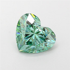 2.05ct Heart Green VS1 Lab Grown Diamond