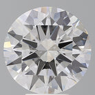 6.01ct Round F VVS2 Lab Grown Diamond