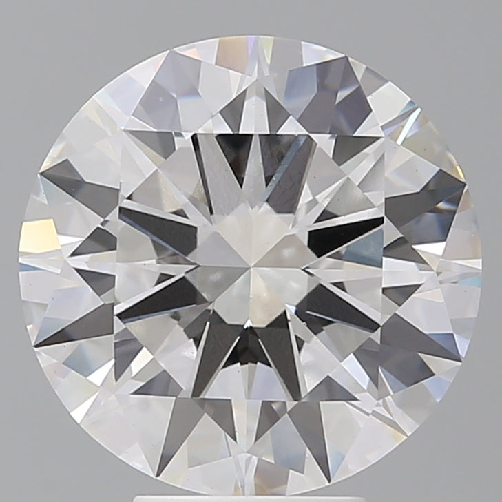 6.01ct Round F VVS2 Lab Grown Diamond