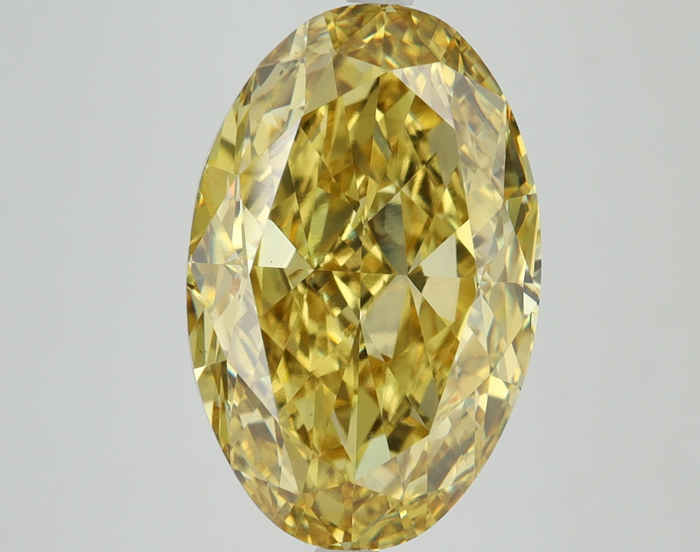 8.1ct Oval Y VS1 Lab Grown Diamond