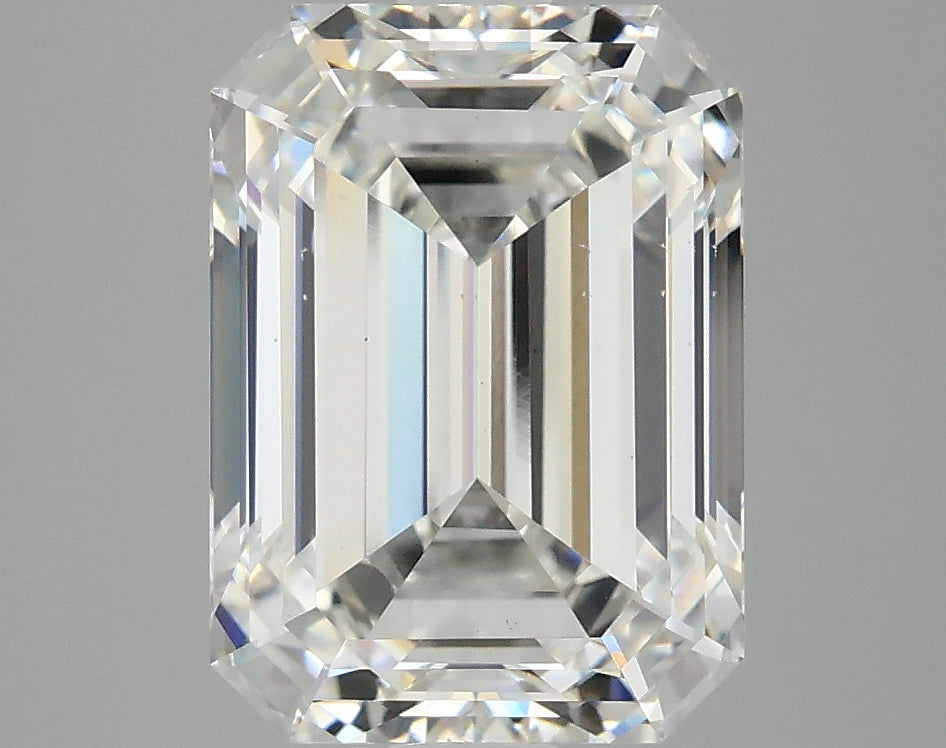 3.96ct Emerald F VS2 Lab Grown Diamond