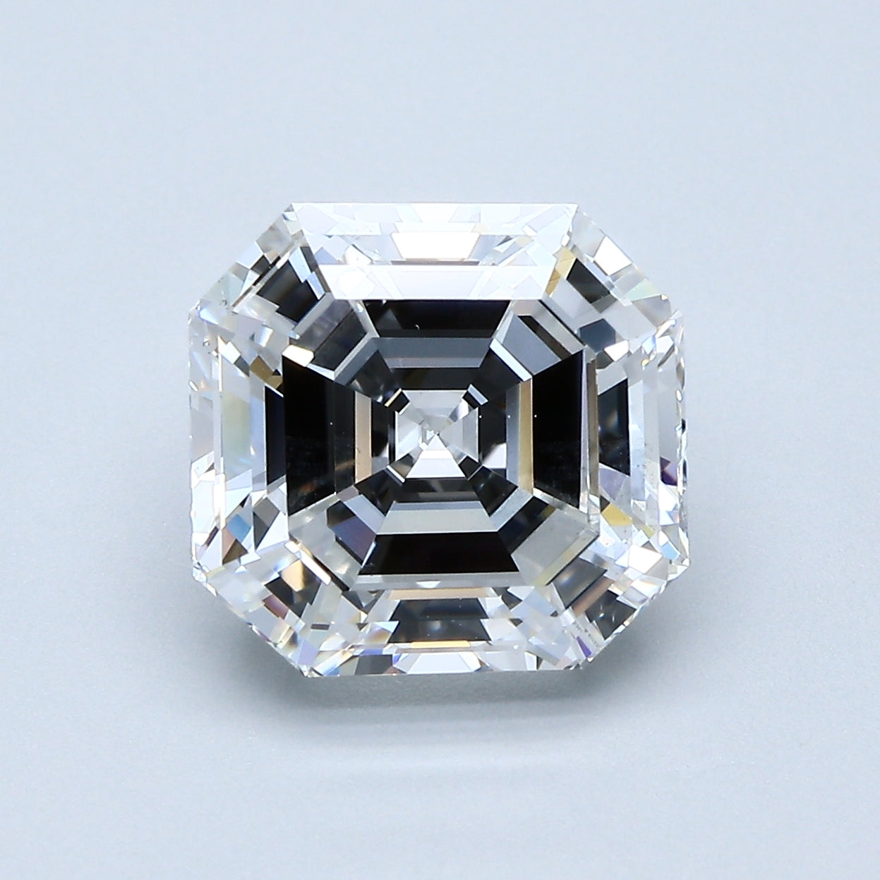5.01ct Asscher F SI1 Natural Diamond