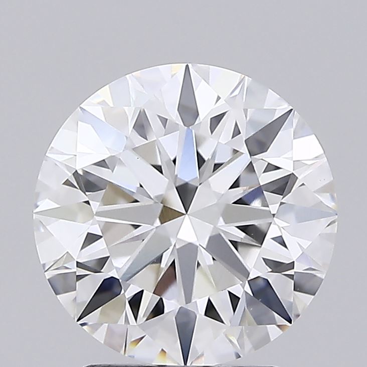 2.81ct Round D VVS2 Lab Grown Diamond