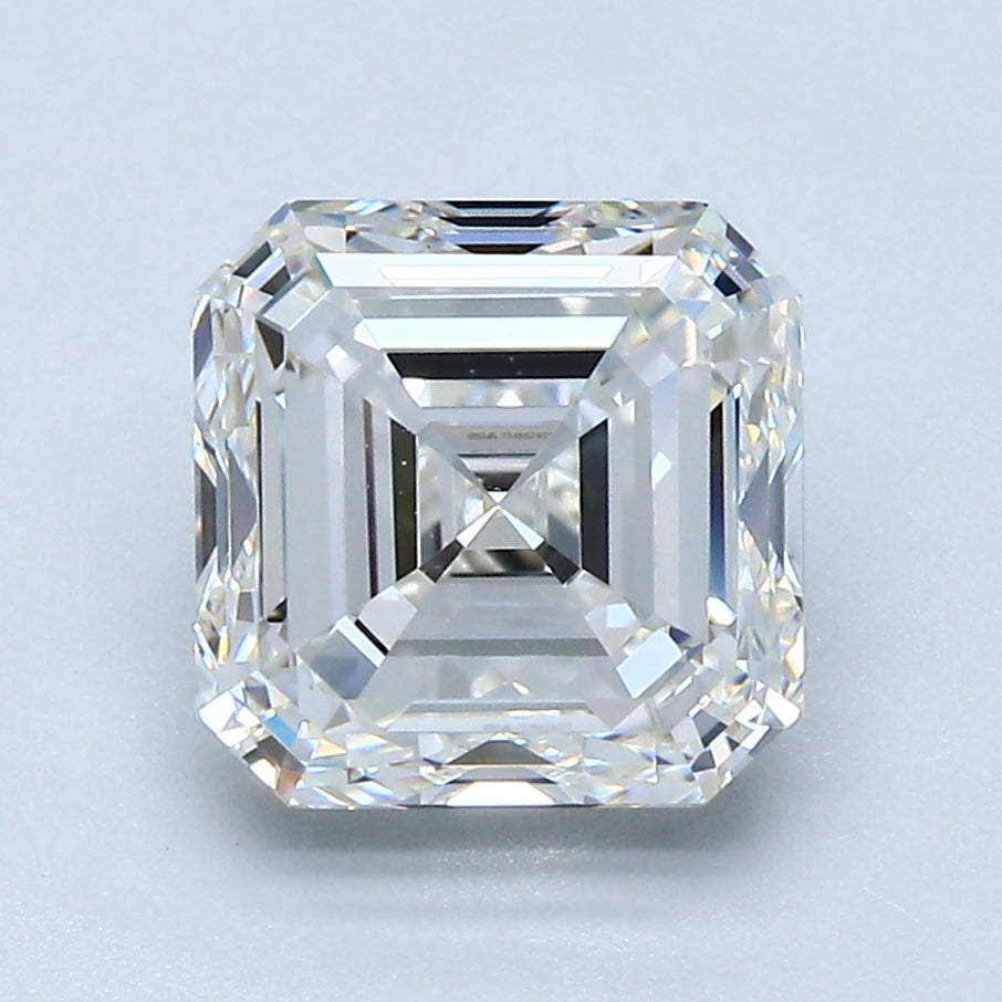 3.01ct Asscher H VS1 Natural Diamond