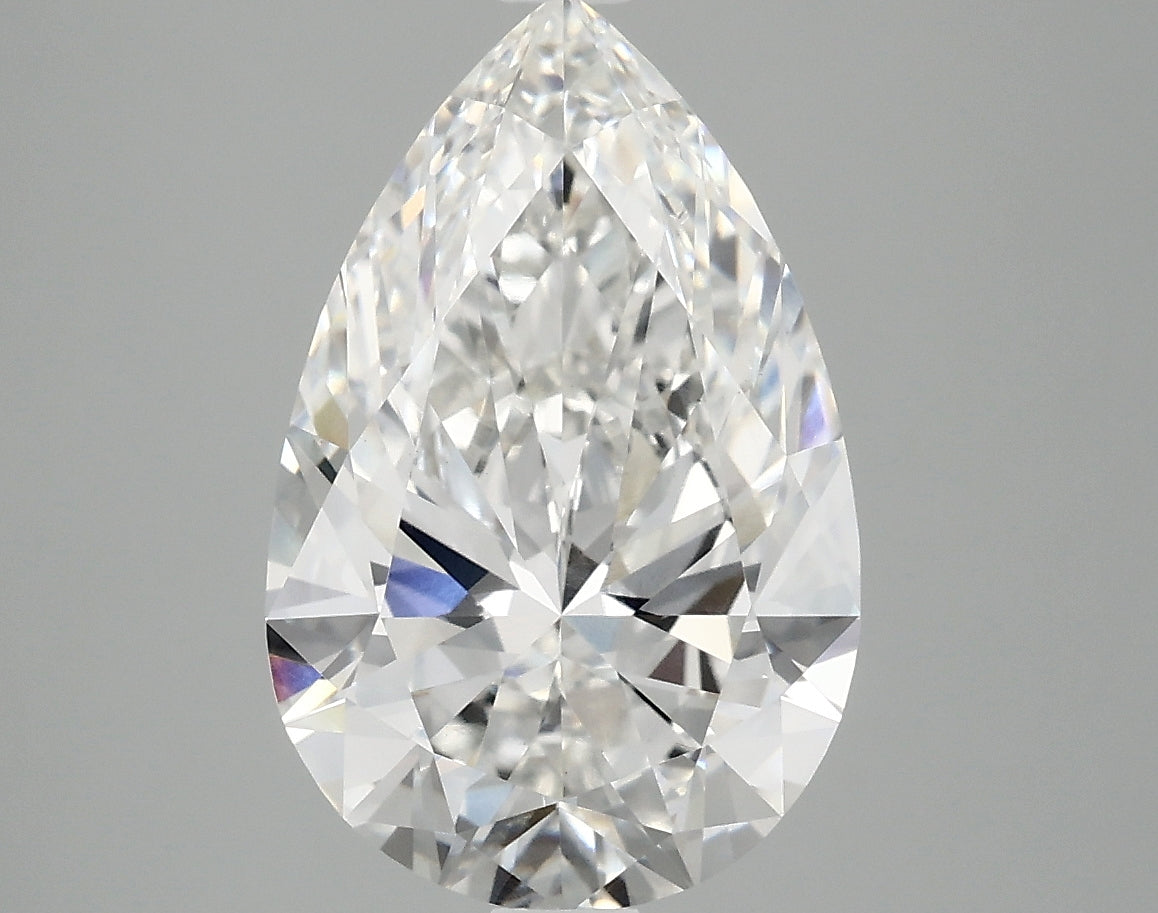 3.9ct Pear F VS1 Lab Grown Diamond